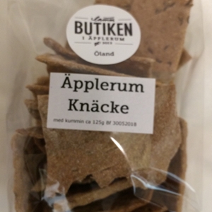 Äpplerumknäcke med kummin, ca 125g